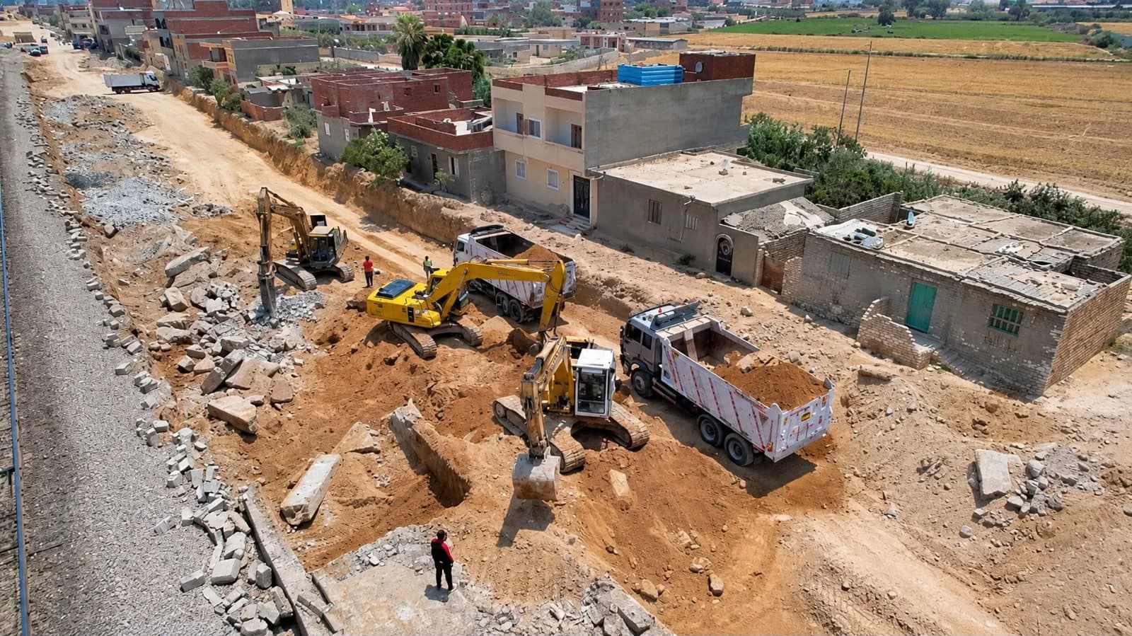 Excavation and haulage