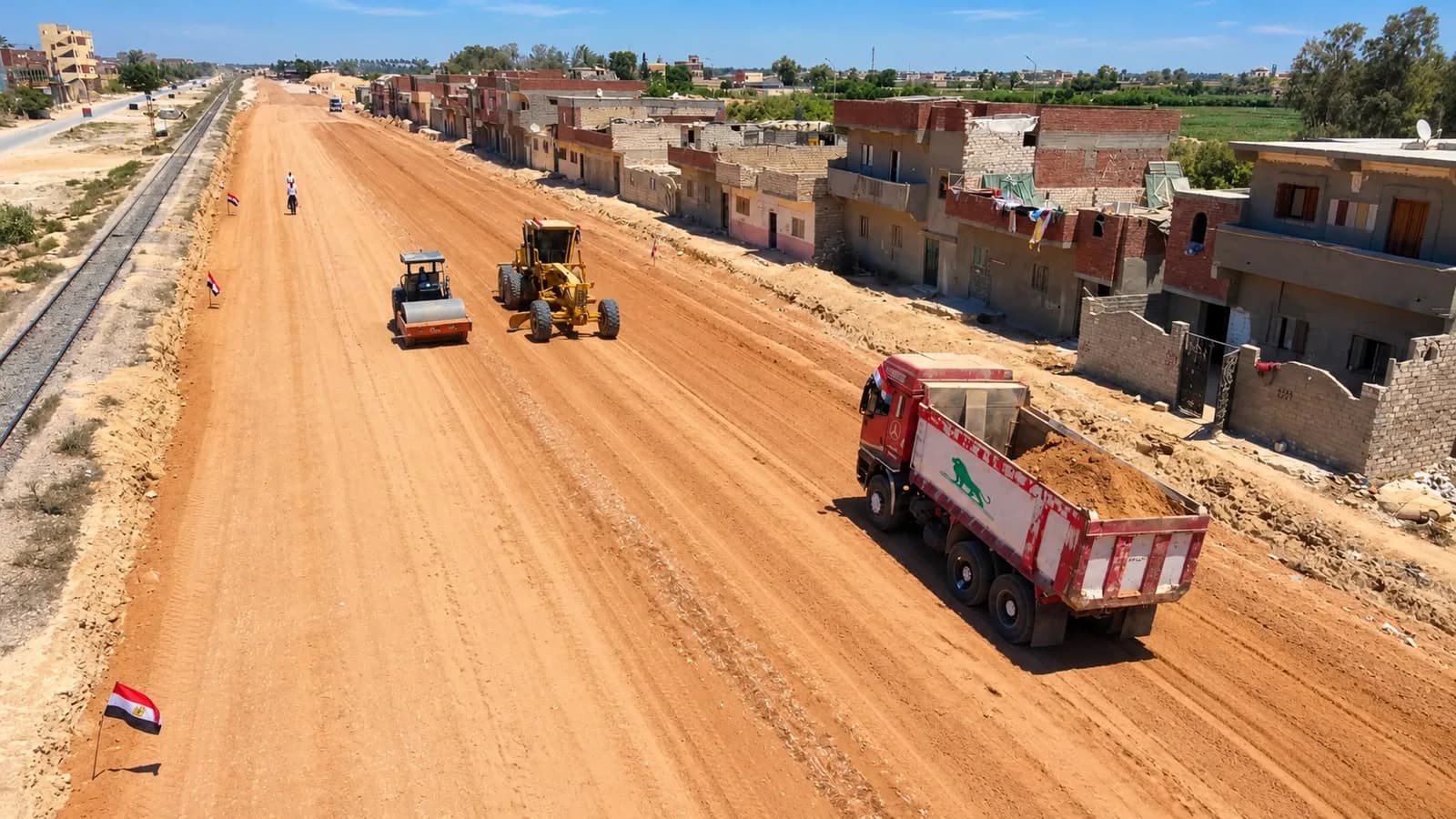 Grading and compaction of the formation